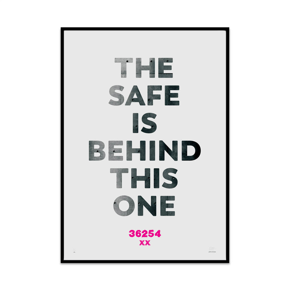 open secret upgrade edition limited edition typography art print for your stylish modern home created by phil christer what phil sees