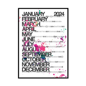2024 calendar (bnw splash edition)