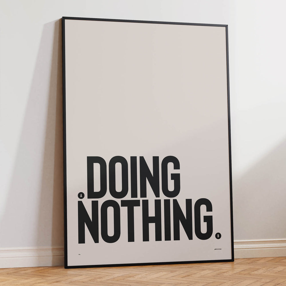 doing nothing (open spaces edition)
