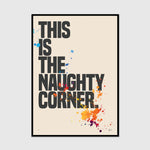 naughty (colour splash edition) misprint A3