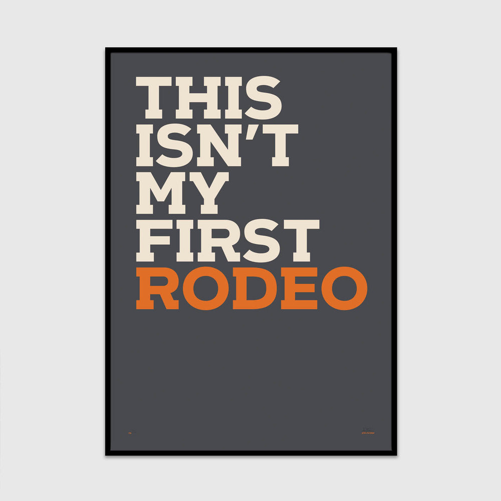 first rodeo (4th anniversary edition) misprint A2