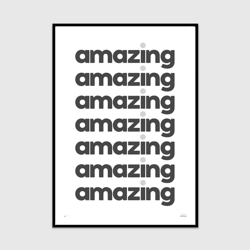 amazing bold typographic limited edition art print for your home interior decor created by what phil sees