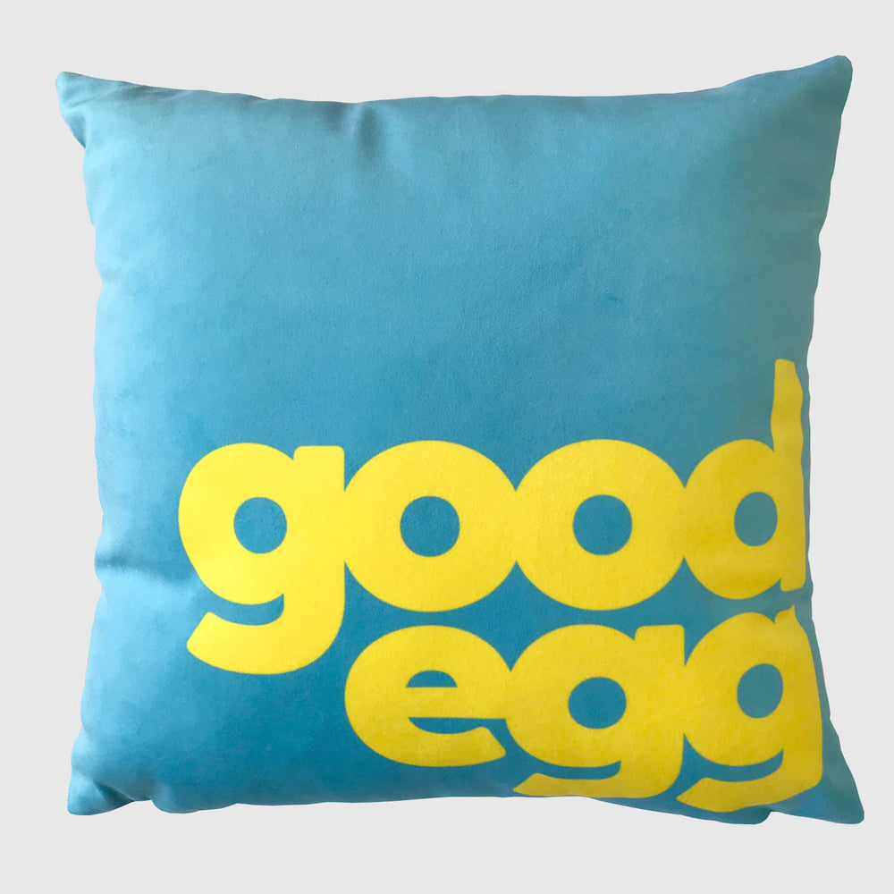 you're a good egg lux cushion
