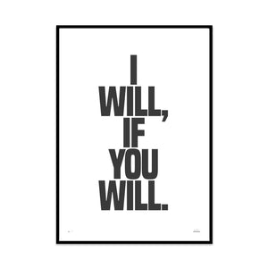 i will