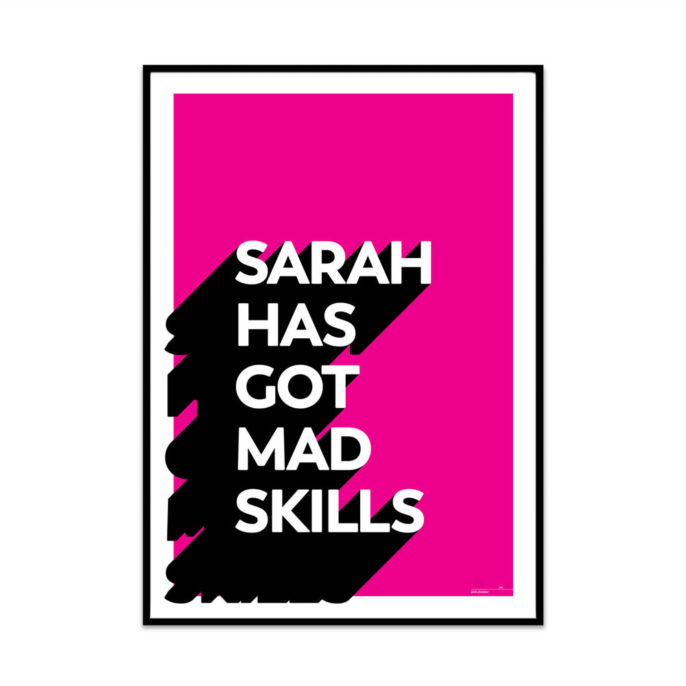 mad skills (personalised) 7 colours