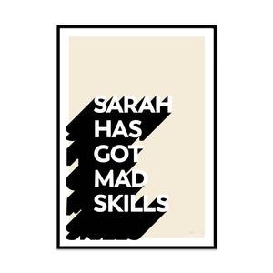 mad skills (personalised) 7 colours