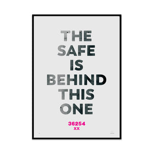open secret upgrade edition limited edition typography art print for your stylish modern home created by phil christer what phil sees