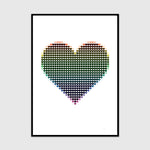 my pixel heart (rainbow edition)