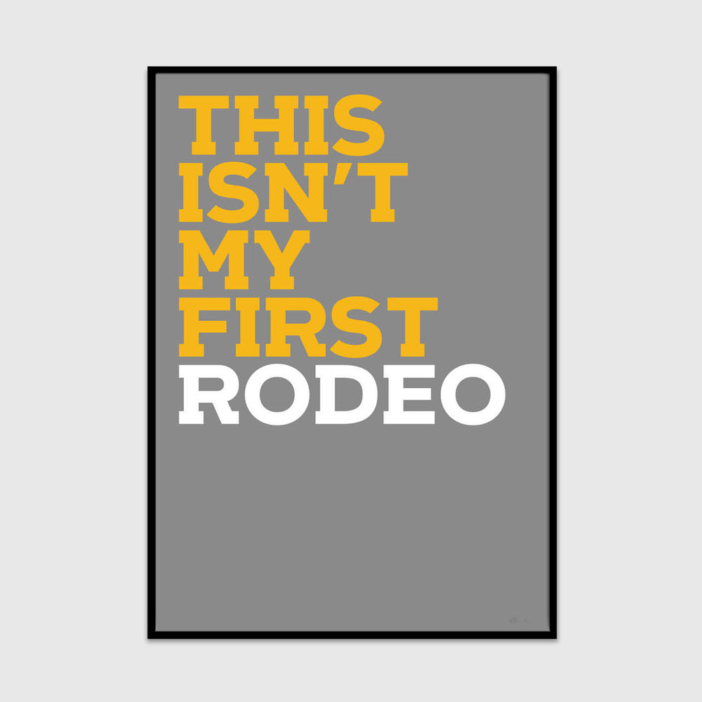 first rodeo