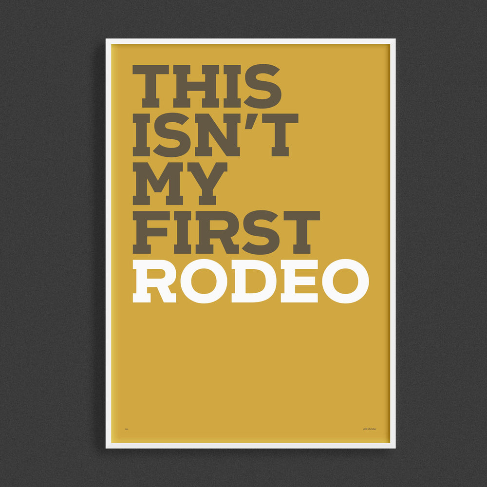 first rodeo (mustard mix edition)