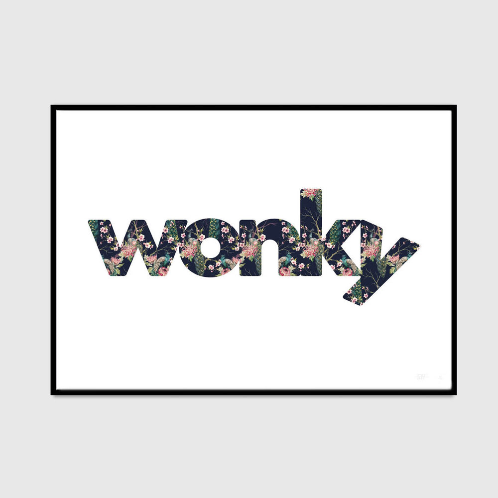 wonky (peacock blossom edition)